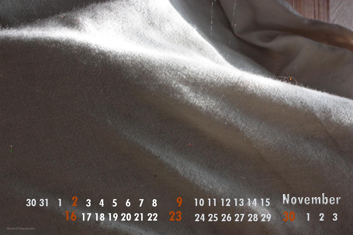 Kalender: ab 30. Oktober 2014