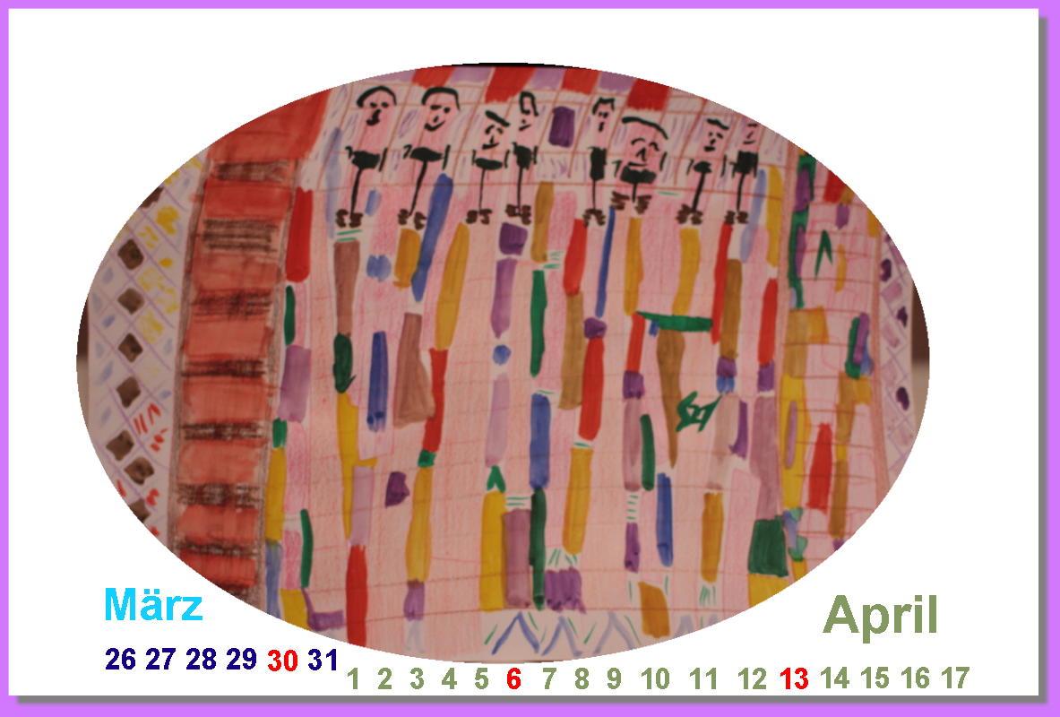 Kalender ab 26 März 2014